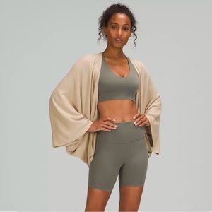 Lululemon Cashlu knit textured wrap